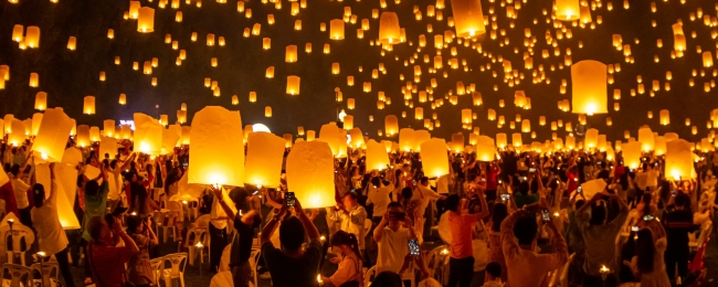 Festival de Linternas en Tailandia - a�o nuevo